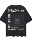 Unapologetically Afro Asian Graphic Tee AfroAsian Pride T Shirt Oversize Deep Drop Shoulder Tee Oversize Deep Drop Shoulder Tee - 190 GSM