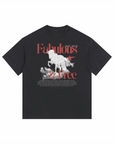 Fabulous & Free Gay Pride Tee Size Inclusive Vintage Wash Oversize Tee Vintage Wash Oversize Tee