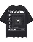 Camiseta de calle japonesa con orgullo de la cultura samoana Fa'afafine sin complejos, camiseta de hombros caídos de gran tamaño - 190 g/m²