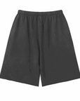 LGBTQIA+ Royalty Short Pants Skull with a Crown Raw Edge Vintage Wash Shorts Vintage Wash Short Pants