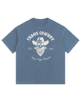 Trans Cowboy Size Inclusive Pride T-Shirt Vintage Washed Oversize Tee Vintage Wash Oversize Tee