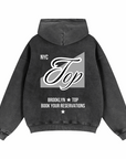 NYC Top Book your reservations Brooklyn Gay Pride Zip-Through Boxy Fleece Hoodie Zip-Through Boxy Hoodie