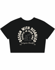Design with Disabled People in Mind & Everyone Benefits Black Seamless Mini Tee Seamless Mini Tee