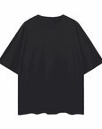 Banjee T-shirt Mad Rabbit Style Hip Hop Street Swagger on back of Black Oversize Deep Drop Shoulder Tee Oversize Deep Drop Shoulder Tee - 190 GSM