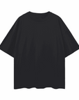 Gaymer Streetwear T-Shirt Gay Pride on back of Black Oversize Deep Drop Shoulder Tee