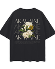 Akavaine Cook Islands Trans Pride Intersectional T-Shirt on Black Oversize Deep Drop Shoulder Tee Oversize Deep Drop Shoulder Tee - 190 GSM