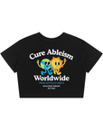 Cure Ableism Worldwide Disability Pride Black Mini Tee