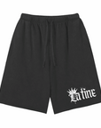 Latine Pride Non Binary Latinx Spray Paint Crown Scattered Edge Vintage Washed Shorts Vintage Wash Short Pants
