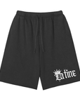 Latine Pride Non Binary Latinx Spray Paint Crown Scattered Edge Vintage Washed Shorts Vintage Wash Short Pants