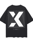 X Gender Graphic Tee Japanese Pride Black Oversize Deep Drop Shoulder Tee Oversize Deep Drop Shoulder Tee - 190 GSM