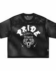 Brooklyn Pride 2025 Nova Edge Streetwear that Gives Black See-through Boxy Net T-shirt See-through Boxy Net T-Shirt