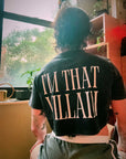 I'm That Villain Queer & Trans Pride on Back of Snow Washed Crop Top Snow Washed Crop Top