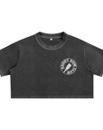 Daddy Dom Club Playful Pride Tee Snow Washed Crop Top Snow Washed Crop Top