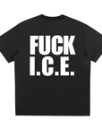 F*ck I.C.E. Protest Tee Back Graphic on Black Sorona Quick-Dry Cooling T-shirt Quick Dry Cooling T-Shirt
