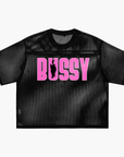 Bussy Cat Club Mesh Pride Tee Black See-through Boxy Net T-Shirt See-through Boxy Net T-Shirt