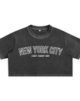 NYC East Coast Gay Pride New York City Snow Washed Crop Top Snow Washed Crop Top
