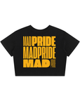 Mad Pride Disability Pride Black Mini Tee Seamless T-Shirt Seamless Mini Tee