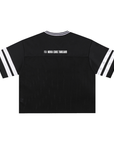 End Gender TGNC Pride Black Taped Mesh Boxy T-Shirt