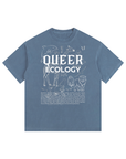 Queer Ecology Size Inclusive Queer Pride T-Shirt Vintage Wash Oversize Tee Vintage Wash Oversize Tee