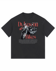 Dykes on Bikes WLW Pride Size Inclusive Vintage Washed Oversize Tee Vintage Wash Oversize Tee