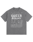 Queer Ecology Size Inclusive Queer Pride T-Shirt Vintage Wash Oversize Tee Vintage Wash Oversize Tee