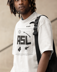 ASL Graphic Tee Streetwear Y2K Inspired Disability Pride T-Shirt Oversize Deep Drop Shoulder Tee Oversize Deep Drop Shoulder Tee - 190 GSM