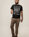 Advocate for Accessibility Graphic T-Shirt Disability Pride Black Oversize Deep Drop Shoulder Tee Oversize Deep Drop Shoulder Tee - 190 GSM