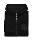 Agender Pride and Genderless Pride Celestial Gender Symbol heavy blend zip hoodie