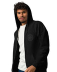 Agender Pride and Genderless Pride Celestial Gender Symbol heavy blend zip hoodie