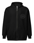Agender Pride and Genderless Pride Celestial Gender Symbol heavy blend zip hoodie