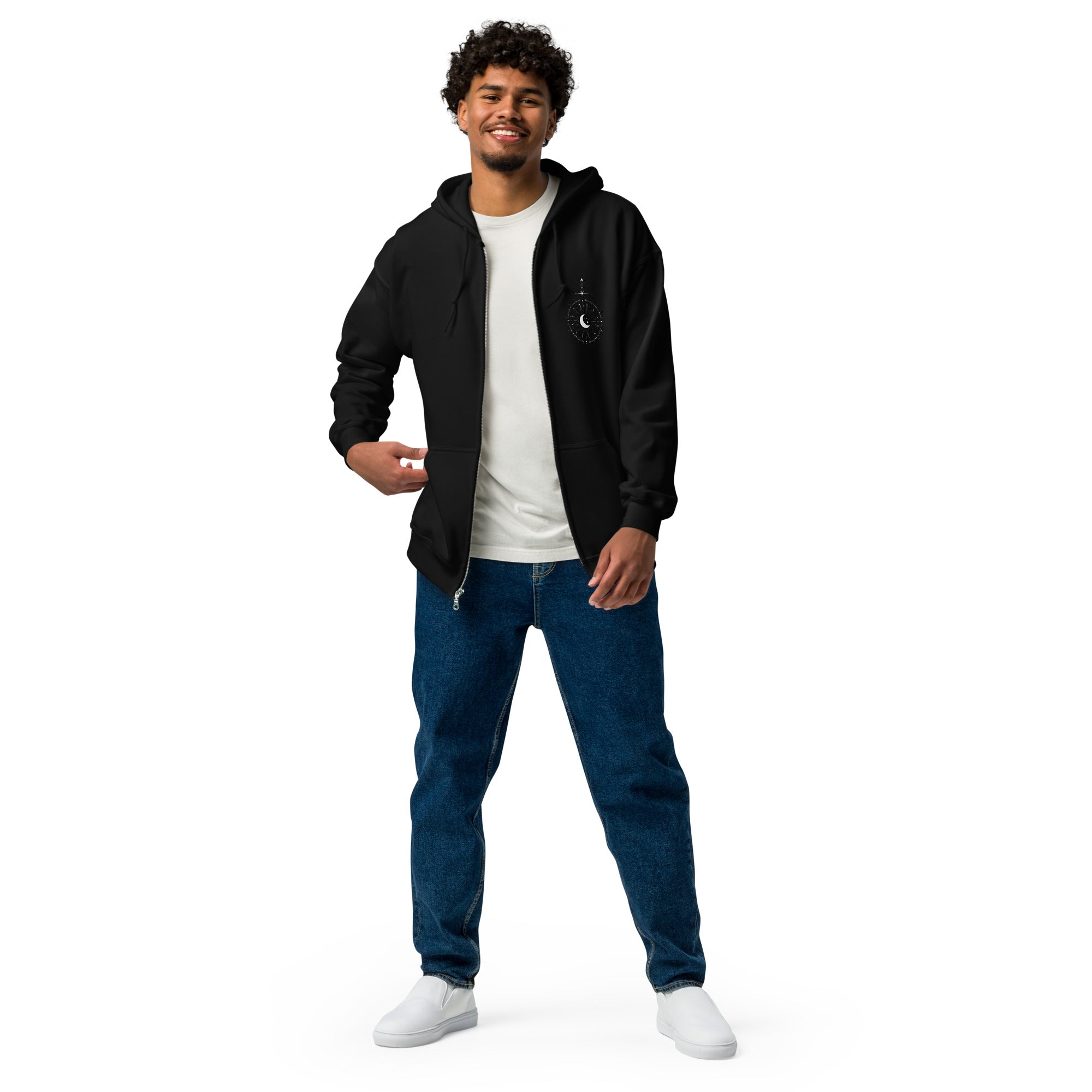 Androgyne Style Pride Sweatshirt Other Gender Symbol heavy blend zip hoodie Heavy Blend Zip Hoodie
