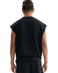 LGBTQIA+ Pride Royalty Skull with a Crown on front of Black French Terry Boxy Tank Top French Terry Boxy Tank Top