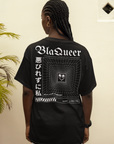 Unapologetically BlaQueer Graphic Tee Black Pride Shirt Acid Wash Oversize T-Shirt Acid Wash Oversize T-Shirt