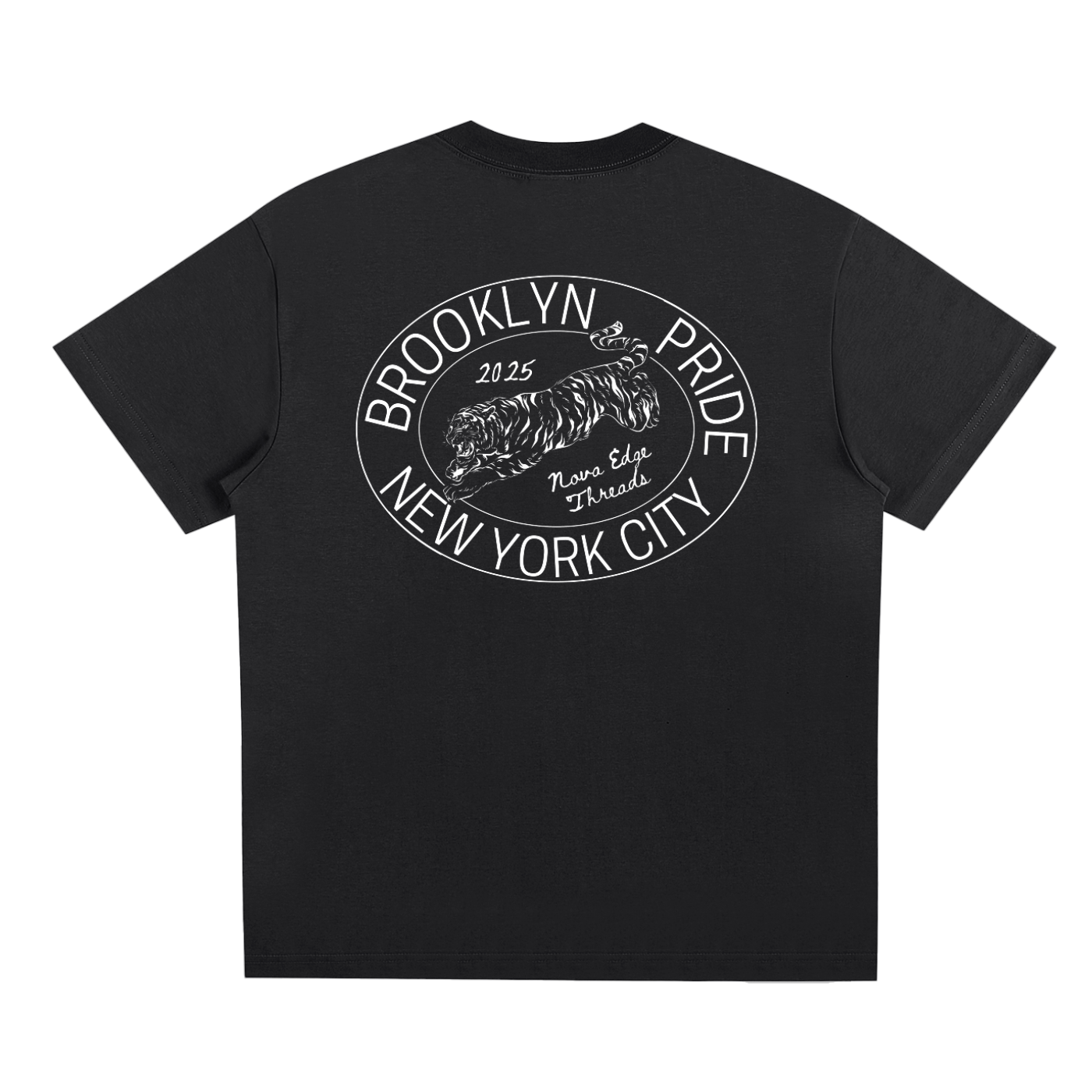 Brooklyn Pride 2025 Back Graphic by Nova Edge Threads Sorona Quick-Dry Cooling T-shirt Quick Dry Cooling T-Shirt