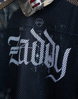 Big Zaddy Mesh Tee LGBTQ Pride Black See-through Boxy Net T-shirt See-through Boxy Net T-Shirt