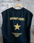Gold Star Graphic Tank Gay Pride Black French Terry Boxy Tank Top French Terry Boxy Tank Top