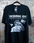 Work of Art Statue with Top Surgery Scars Trans Pride Shirt Black Oversize Tee Oversize Deep Drop Shoulder Tee - 190 GSM