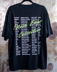 Nova Edge Collective over List of Banned Words in Protest back of Black Oversize Deep Drop Shoulder Tee Oversize Deep Drop Shoulder Tee - 190 GSM