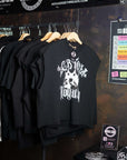 LGBTQIA+ Royalty Skull with a Crown on front of Black French Terry Boxy Pride Tank Top French Terry Boxy Tank Top