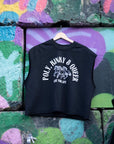 Poly Kinky and Queer Pride Live your Life Black French Terry Boxy Tank Top French Terry Boxy Tank Top