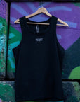 Brat Pride Tank Minimal on front of Black High Performance Tank Top High Performance Tank Top