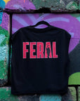 Feral Femme Club Pride Tank Black French Terry Boxy Tank Top French Terry Boxy Tank Top