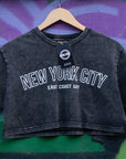 NYC East Coast Gay Pride New York City Snow Washed Crop Top Snow Washed Crop Top