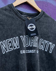 NYC East Coast Gay Pride New York City Snow Washed Crop Top Snow Washed Crop Top