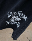 LGBTQIA+ Royalty Short Pants Skull with a Crown Raw Edge Vintage Wash Shorts Vintage Wash Short Pants