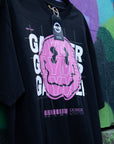 Gaymer Graphic Tee Pink Smiley Gay Pride T-Shirt Black Oversize Deep Drop Shoulder Tee Oversize Deep Drop Shoulder Tee - 190 GSM