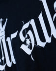 Ursula Spray Paint Crown Graphic Tee Lesbian Pride T-Shirt Black Oversize Deep Drop Shoulder Tee Oversize Deep Drop Shoulder Tee - 190 GSM