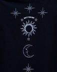 What's your sign? Queer Flirting Back Celestial Design LGBTQIA+ Pride Black Relaxed Fit Tank Top Relaxed Fit Sleeveless Tank Top