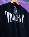 T Boy of NY Boxing Aesthetic front of Black French Terry Boxy Tank Top French Terry Boxy Tank Top
