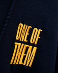 One of Them Enby Pride Yellow Embroidered Black heavy blend zip hoodie Heavy Blend Zip Hoodie